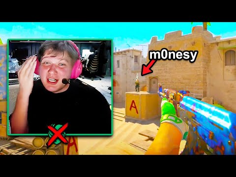 S1MPLE RUINED TEAM FALCONS?! M0NESY BEST PLAY 2024! CS2 Twitch Clips