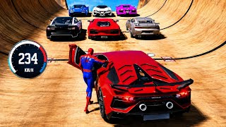 Superhero Car Stunts Mega Ramp Racing -Impossible GT Car Driving Tracks 3D - Android Gameplay #1 screenshot 4
