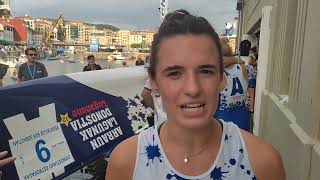 Lorea Etxabe: "Gure lana egiten badugu, beraiek baino hobeak gara"