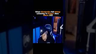 When #djakademiks fell Asleep Listening to Drake’s New Album😭💀#drake #kendricklamar #iceman