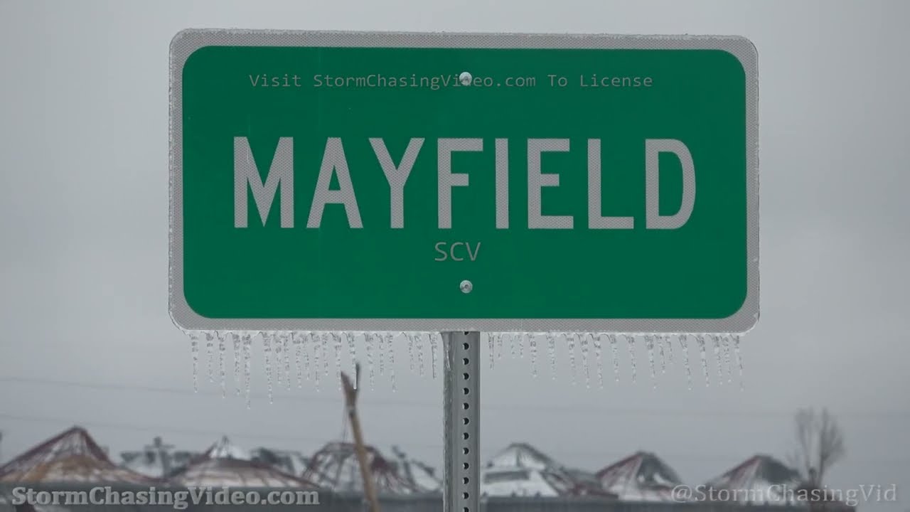 Mayfield, KY Hit By Ice Storm 2/3/2022