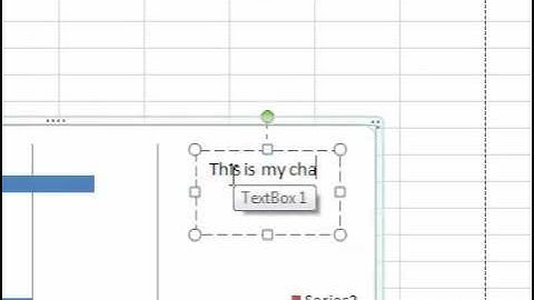 How to add a text box to a chart in Excel