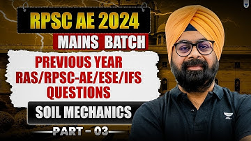 RPSC AE 2024 Mains  Batch | RAS/RPSC-AE/ESE/IFS PYQs | Dr. Jaspal Singh