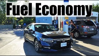 2022 Honda Accord Hybrid - Fuel Economy MPG Review   Fill Up Costs