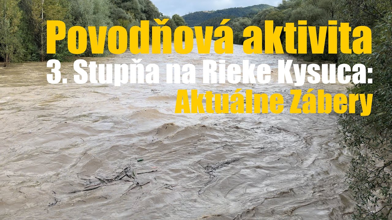 Povodňová Aktivita 3. Stupňa na Rieke Kysuca: Aktuálne Zábery