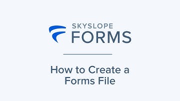 How to Create a Forms File
