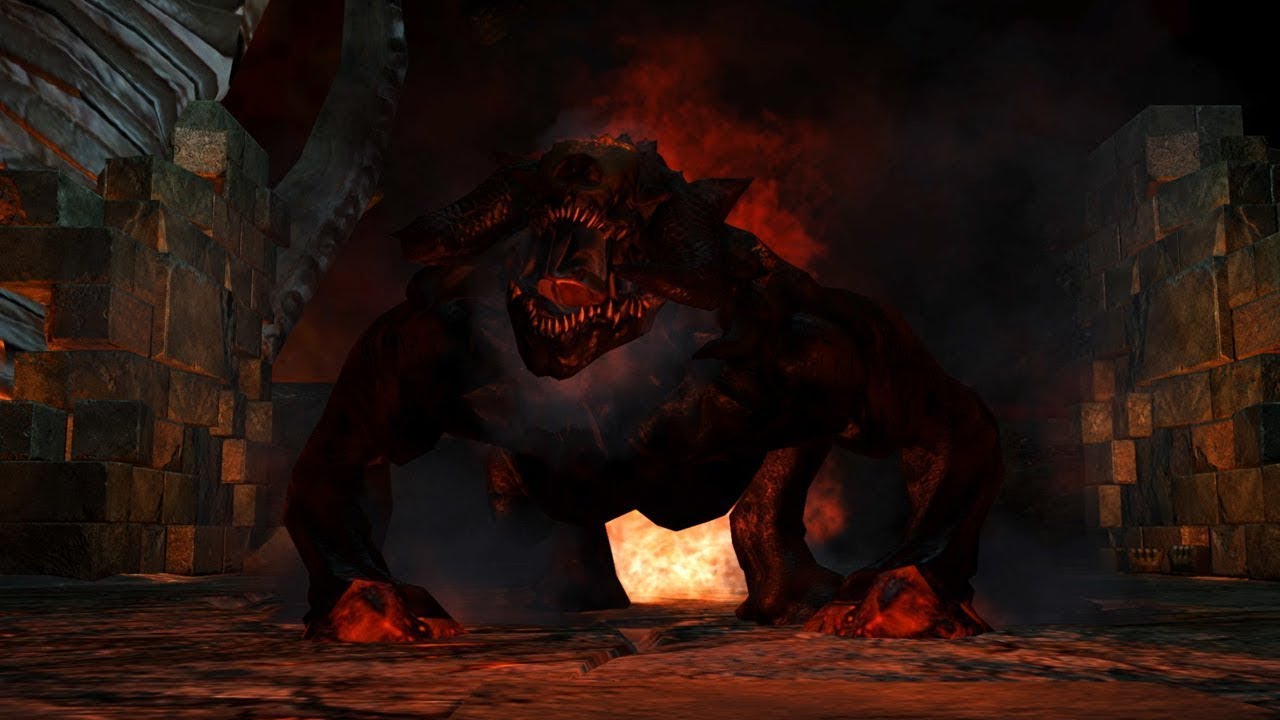 Doom 3 - Guardian of Hell Full Boss Fight