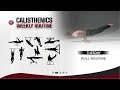 CALISTHENICS WORKOUT ROUTINE | TUESDAY | PULL ROUTINE