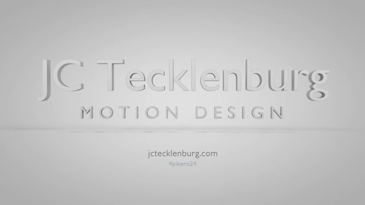 Mograph Reel 2016 - JC Tecklenburg