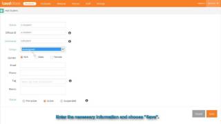 Loudclass Cloud - How to add students