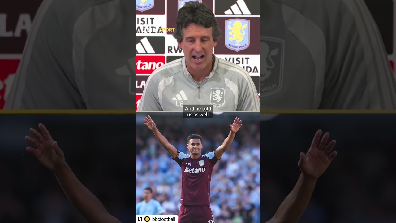 Emery reveals he shared an emotional goodbye with Watkins as the striker prepares to join Al-Hilal.