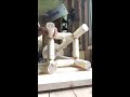 How to square Log barstool legs to sit flat on the floor How to square Log barstool legs to sit flat on the floor