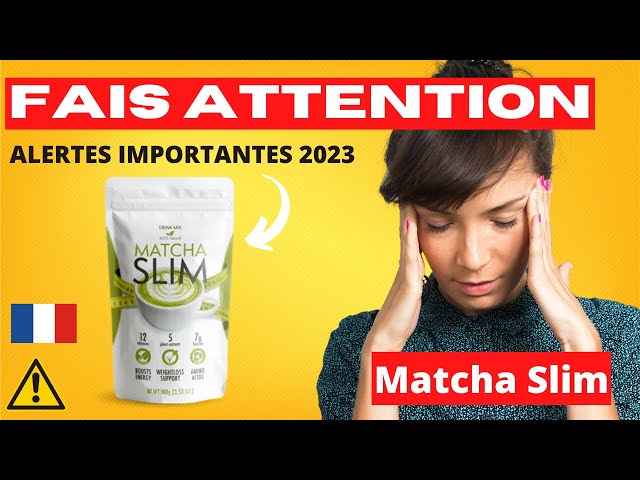 Matcha Slim - Cocktail minceur vert - avis et prix