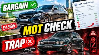 Luxury Cars Under £5k: MOT Records Say 3 Are Bargains, 3 Are Traps