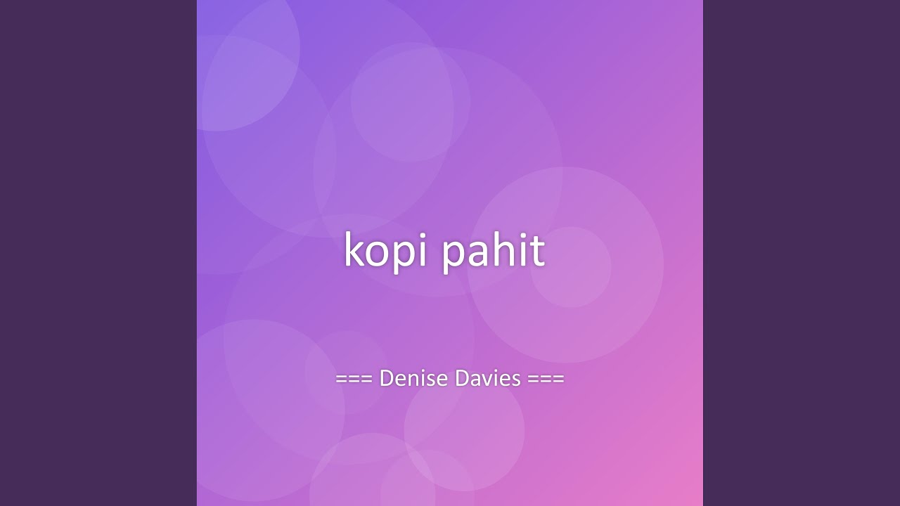kopi pahit