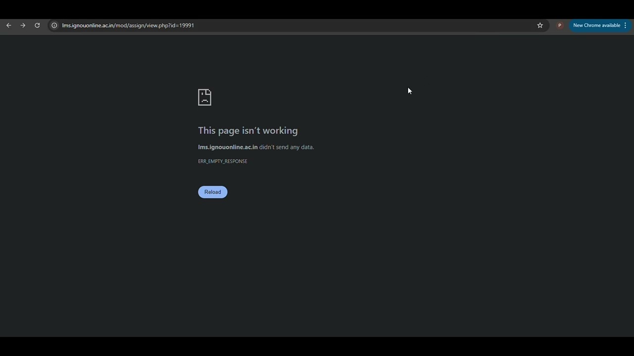 🚨 IGNOU LMS Portal Abhi Tak Down 😩 Assignment Wale Kya Kare? Latest Update 👆