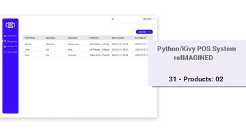 Python/Kivy POS System v2: 30 - Manage Products Screen 01