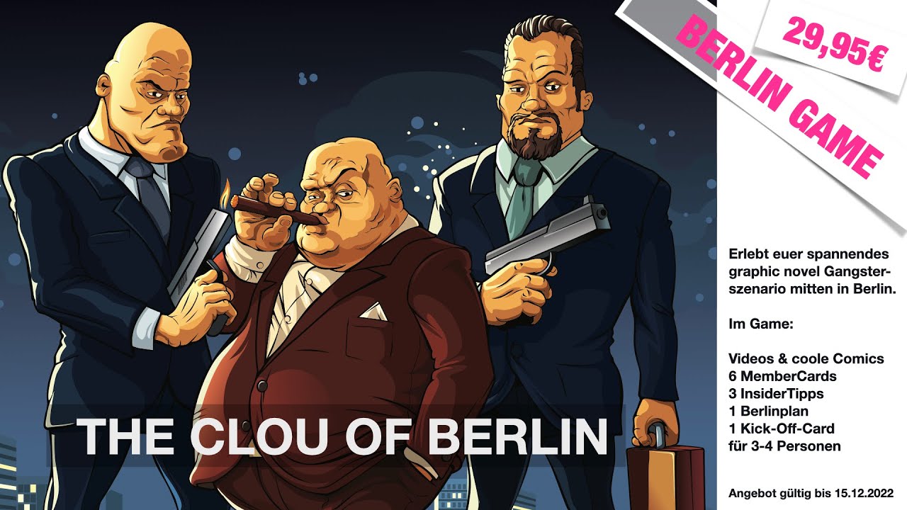 ENG - THE CLOU OF BERLIN - BERLINGAME - GEOCACHING, CITYRALLYE UND INTERAKTIVES GAME