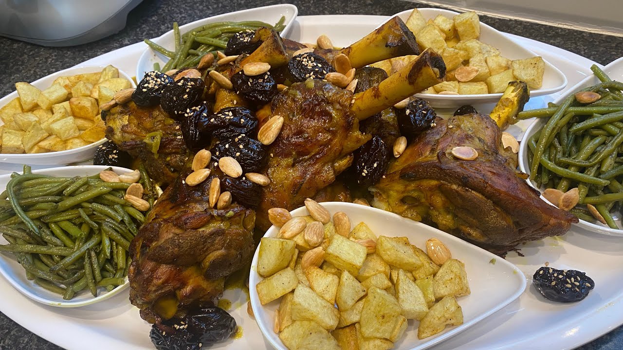 Souris d’agneau accompagné de ses légumes