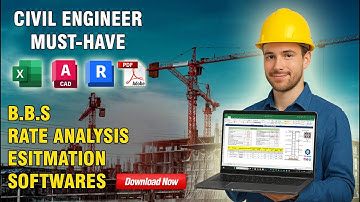 Ultimate Civil Engineering Combo Kit 🔧 | BBS, Estimation, Rate Analysis & Software Tools in One Pack