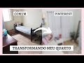 TRANSFORMANDO MEU QUARTO de *COMUM* para *PINTEREST* | Ana Moraes
