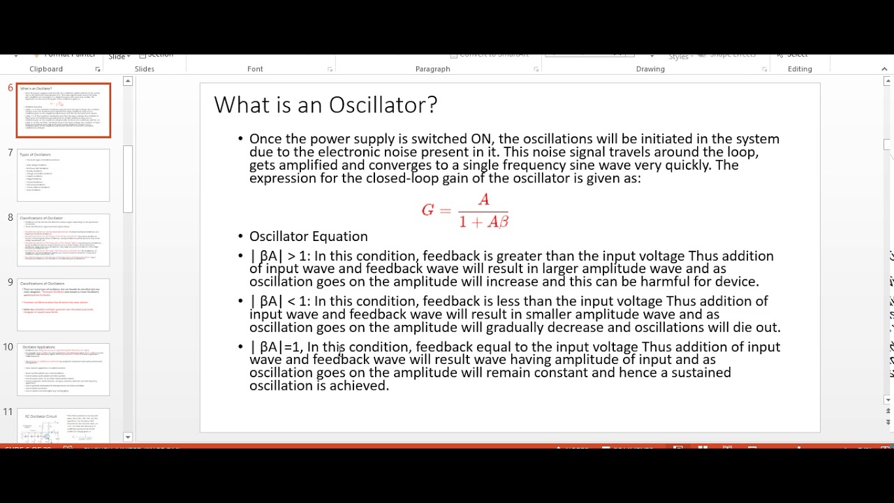electronics lab 11 (theory) Hartley oscillator YouTube