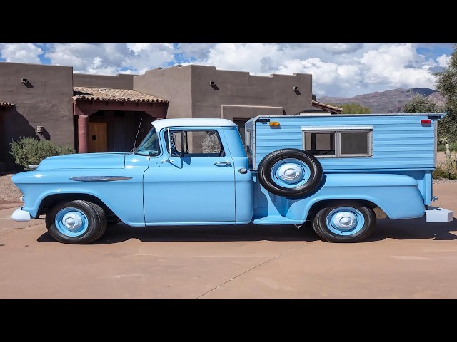 1957 Chevy 3100 Camper The Pickup That Turned Roads Into