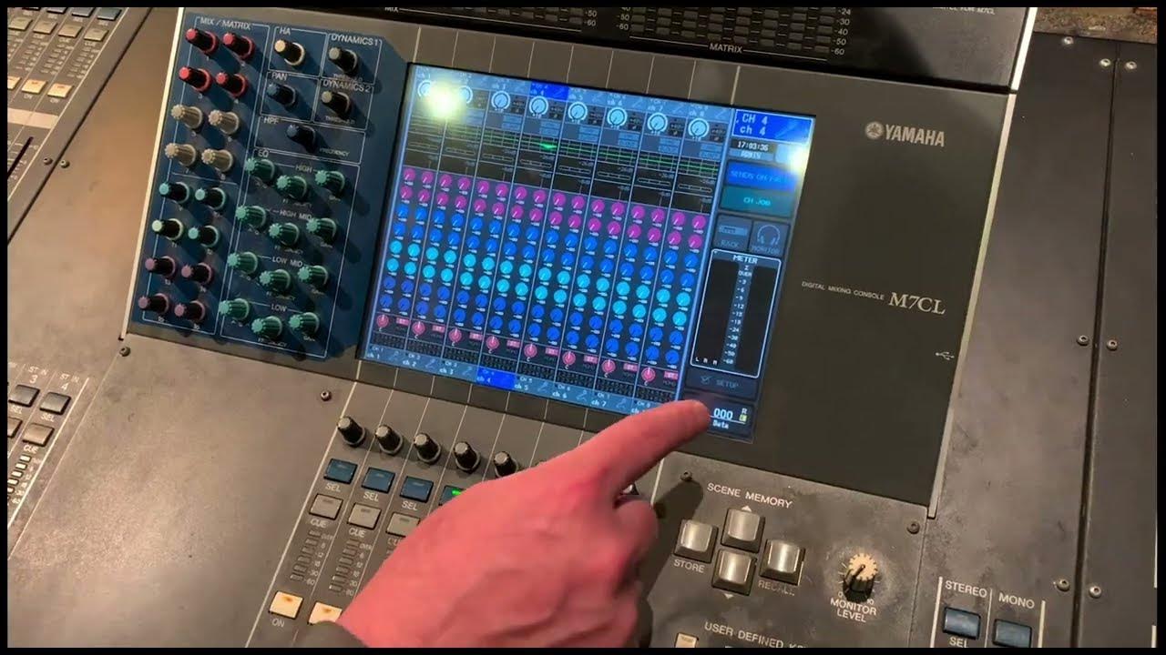Revisión consola Yamaha M7CL YouTube