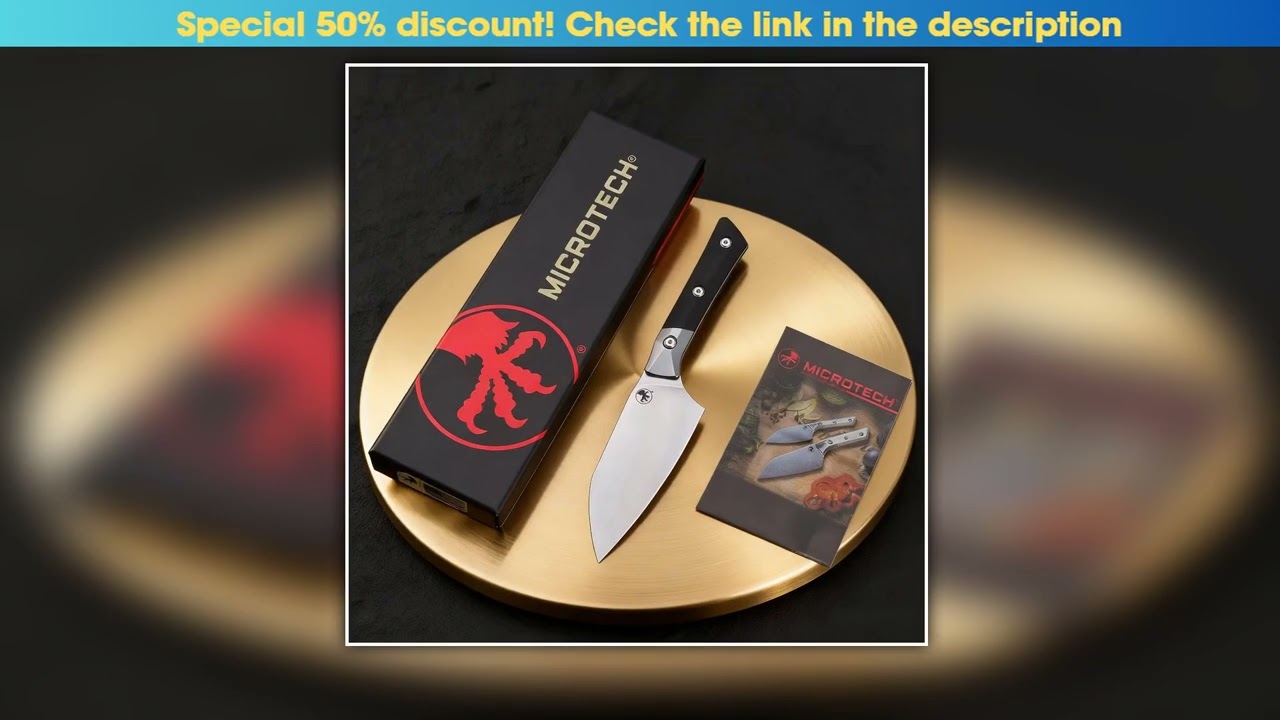 MICROTECH Sandes exquisite and highend kitchen knives steak slicing knives mini boning knives and