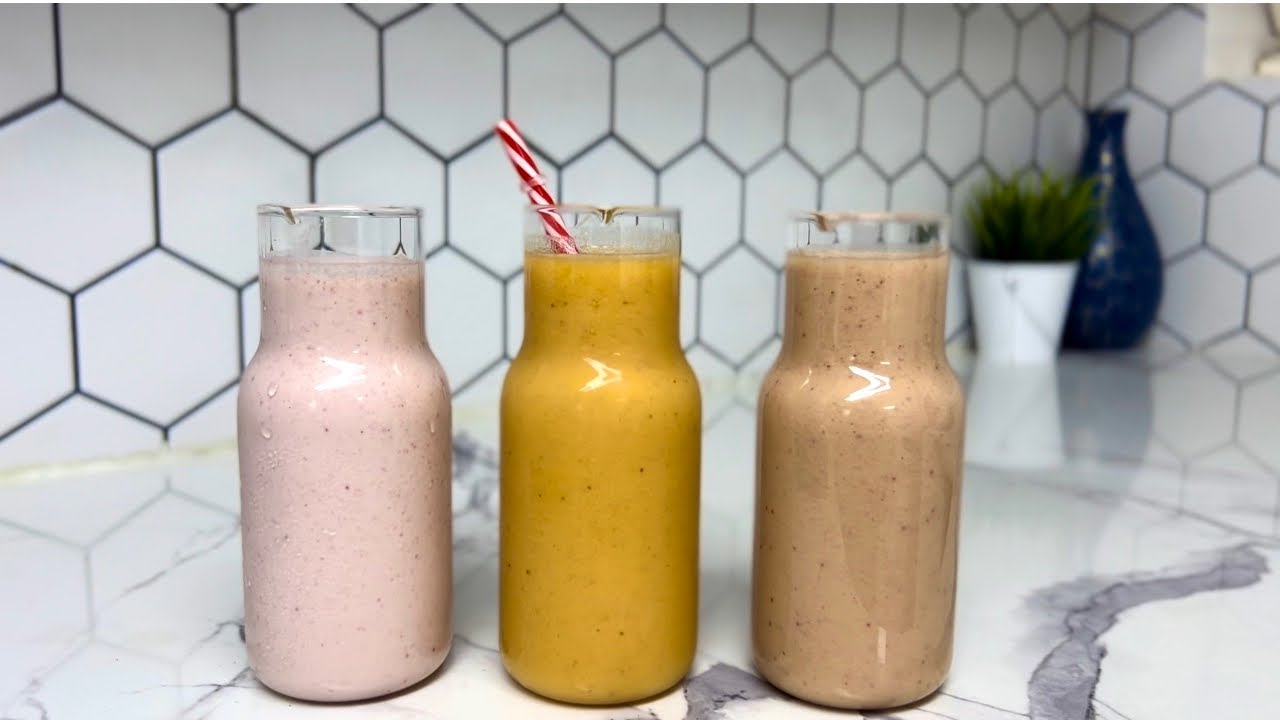 ⁣YOU NEED ONLY 3 INGREDIENTS FOR THESE 3 SMOOTHIES | DIARYOFAKITCHENLOVER #smoothies #recipe