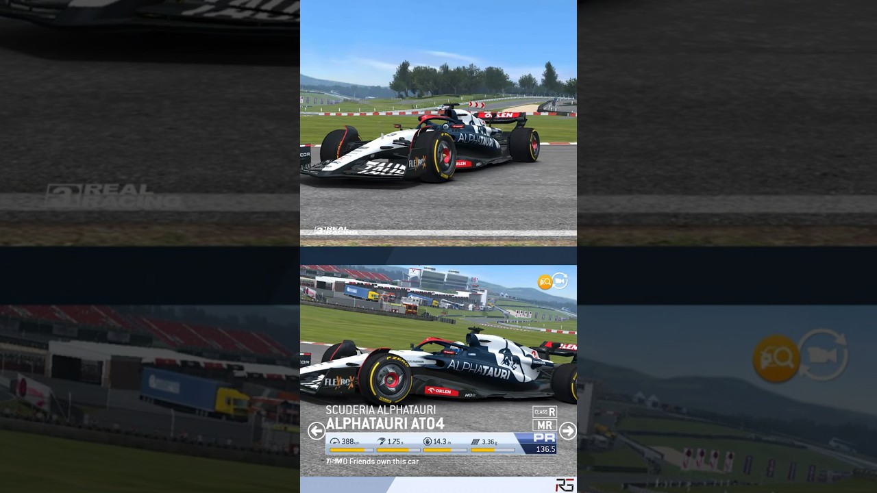 SCUDERIA ALPHATAURI FORMULA 1 AT04 2023 Gameplay, Engine Sound and Dashboard | Real Racing 3