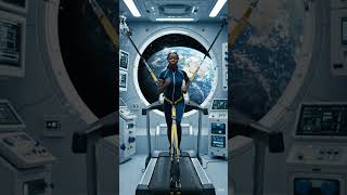 astronaut aur Exercise #science #space#shortsfeed #tanishqcharvi