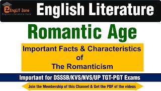 Romantic Age Romantic Era In English Literature Romanticism History Of English Literature Youtube