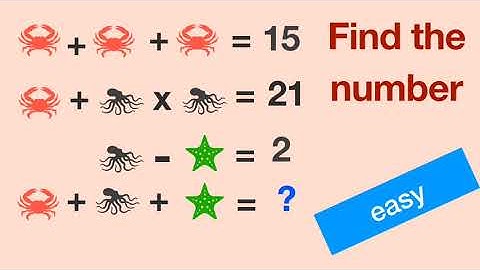 Find the number .math games, easy, kids math . funny riddle.