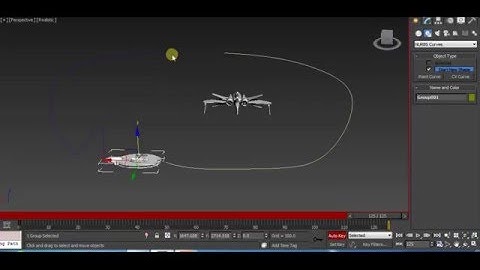 3ds Max Pathing Ships to A Curve To Simulate Flight
