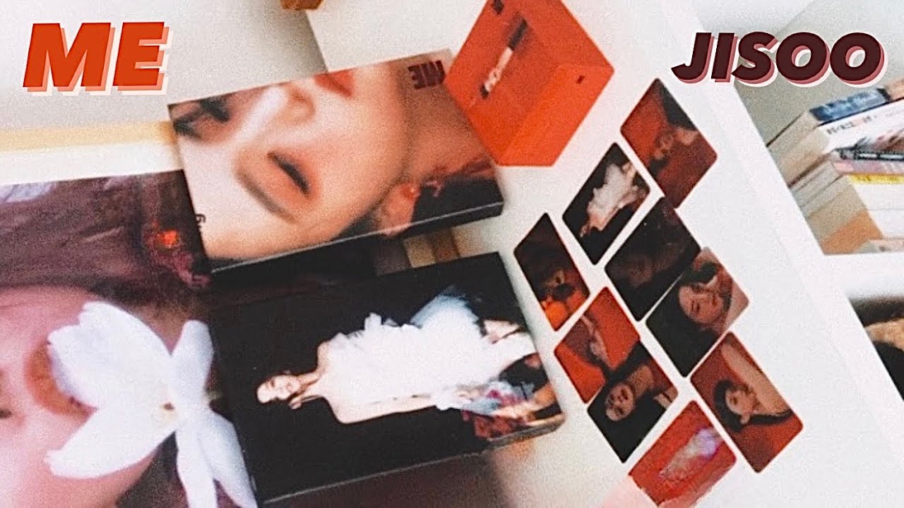 UNBOXING JISOO FIRST SINGLE ALBUM [ME] | Black and Red Ver. (Weverse ...