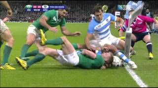 Try De Joaquin Tuculet Argentina Vs Irlanda Mundial De Rugby 2015