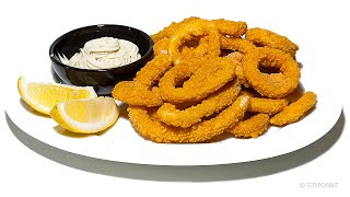 Fried Calamari Rings Time Lapse