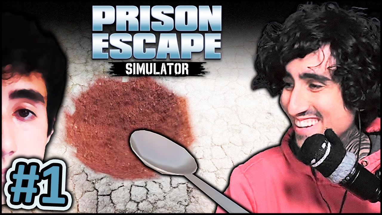 Simulador de FUGIR DA PRISÃO CAVANDO 👮🏻 Prison Escape Simulator 👮🏻 #1