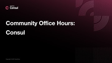 Community Office Hours: Consul UI (Topology) & Transparent Proxy on VMs