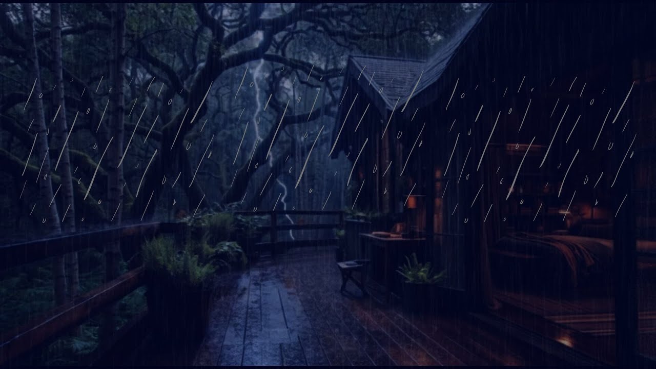 Forest Rain Sounds 🌧️ Pure Calm for Deep Sleep | The Raining Room - YouTube