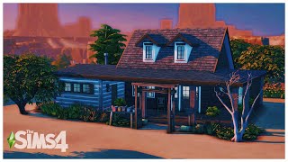 Western Horse Ranch Starter House: The Sims 4 Speed Build