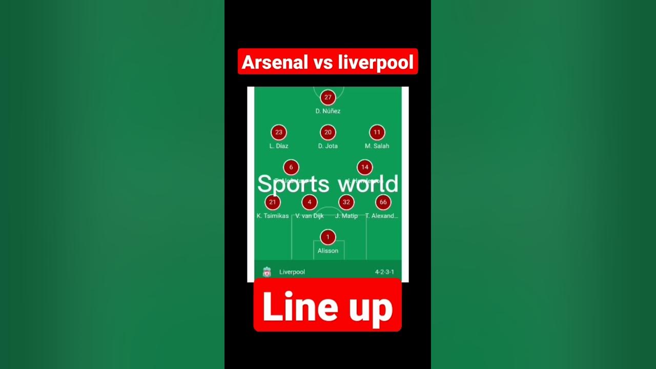 Arsenal Vs Liverpool Line Up YouTube arsenal-vs-liverpool-line-up-youtube
