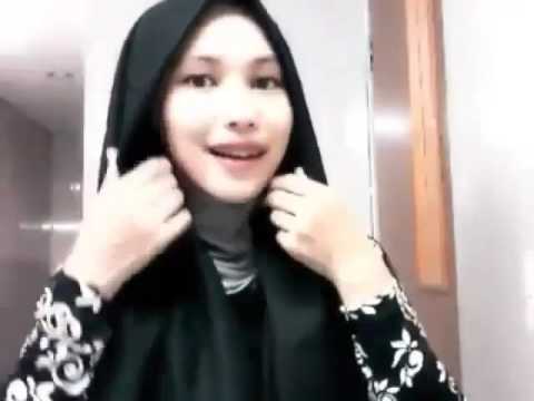 Cara Memakai Jilbab Pashmina Sifon Polos Simple Trend Hijab Lebaran 2016  YouTube