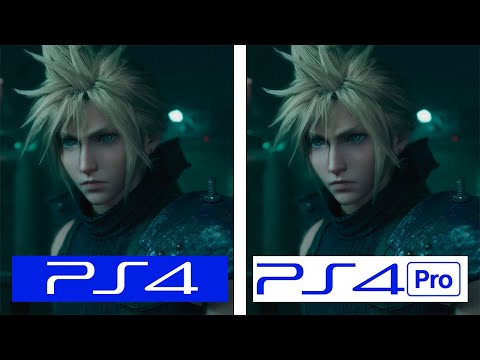 Final Fantasy VII Remake | PS4 vs PS4 Pro | Graphics Comparison | Comparativa