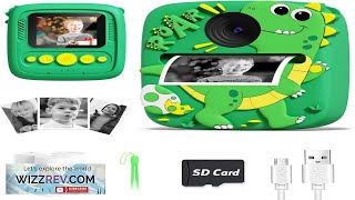 Instant Print Camera for Kids 1080P Kids Digital Camera Toys with Dinosaur screenshot 3
