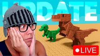 ROBLOX VAI CAIR GROW A GARDEN UPDATE PREHISTORIC!!!