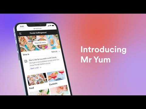 More than a mobile menu | Mr Yum