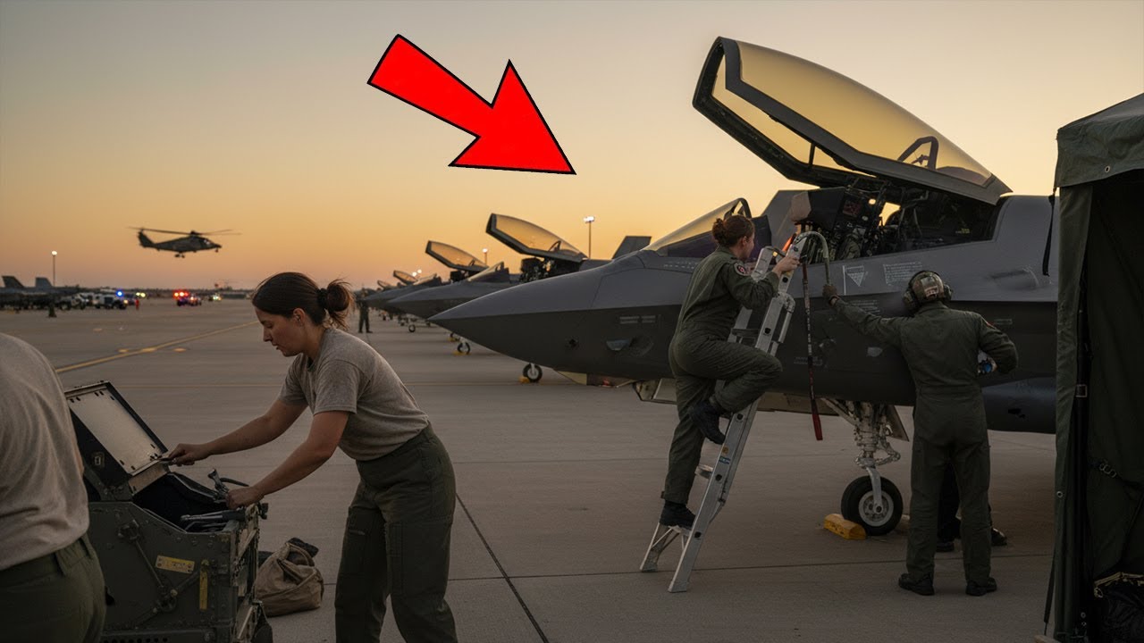 Nur Bodenpersonal – bis die F 35 eine Pilotin braucht und sie einsteigt