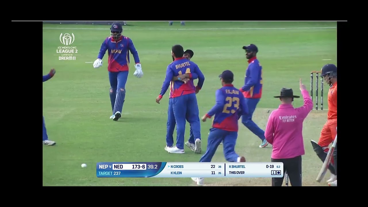 बधाई छ नेपाल जीत हात पारेको मा बधाई छ । 🇳🇵NEPAL VS NEDERLAND 